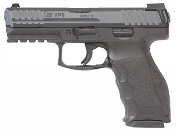Picture of HK 700009LEA5 VP9 9mm Luger Double 4.09" 15+1 Black Interchangeable Backstrap Grip Black Slide 642230250888