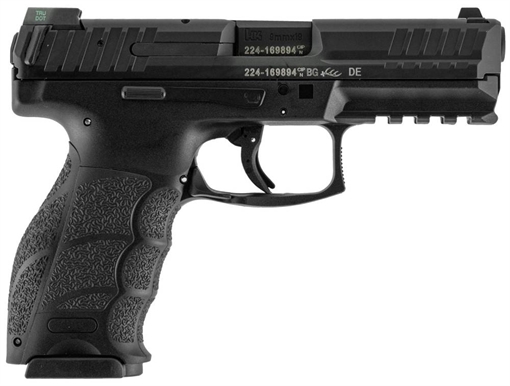 Picture of HK 700009LELA5 VP9 *MA Compliant 9mm Luger Double 4.09" 10+1 Black Interchangeable Backstrap Grip Black Slide 642230251793