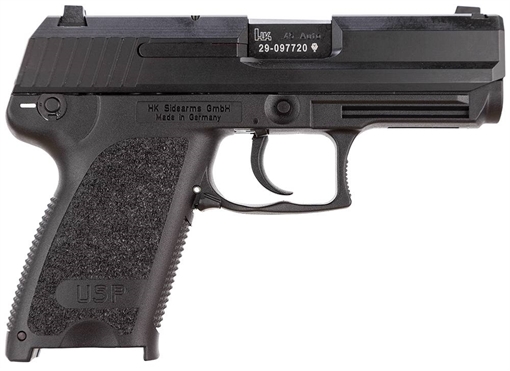 Picture of HK 704531A5 USP45C Compact V1 *CA Compliant 45 ACP 3.78" 8+1 Blued Steel Black Interchangeable Backstrap Grip 642230244559