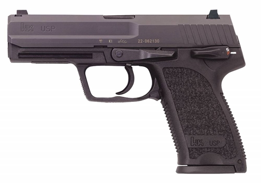 Picture of HK 709001LELA5 USP9 *CA/MA Compliant 9mm Luger 4.25" 10+1 Black Blued Steel Polymer Grip 642230254282