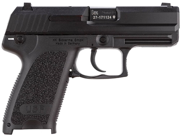 Picture of HK 709031A5 USP9C Compact V1 *CA Compliant 9mm Luger 3.58" 10+1 Black Black Polymer Grip 642230244603