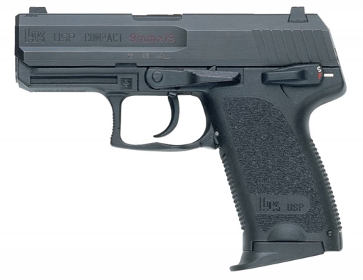Picture of HK 709031LELA5 USP9C V1 *CA Compliant 9mm Luger 3.58" 10+1 Black Black Polymer Grip 642230254275