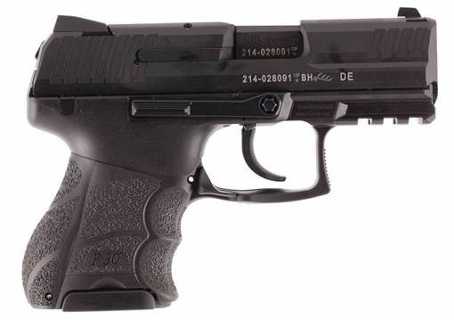 Picture of HK 730901KA5 P30SK V1 Lite LEM 9mm Luger 3.27" 10+1 Black Black Interchangeable Backstrap Grip 642230253353
