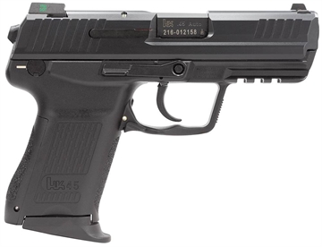 Picture of HK 745037LEA5 HK45 Compact Compact V7 LEM 45 ACP 3.94" 8+1 Black Black Interchangeable Backstrap Grip Night Sights 3 Magazines 642230249547