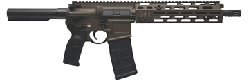 Picture of HK MR556 A4 5.56x45mm 30+1 11" Black Threaded Barrel, M-LOK Handguard, Patriot Brown Picatinny Rail Receiver, Black Synthetic 6 Position Stock, Black Polymer Grip, Ambidextrous 81001201
