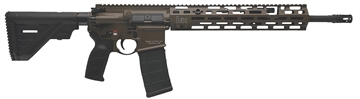 Picture of HK MR556 A4 5.56x45mm 30+1 16.50" Black Threaded Barrel, Patriot Brown Picatinny Rail Receiver, M-LOK Handguard, 6 Position Black Synthetic Stock, Ambidextrous 81001203