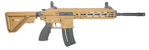 Picture of HECKLER AND KOCH HK416 RIFLE 22LR HK BROWN 16IN BARREL 20RD 81000977