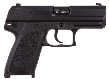 Picture of HK M704031A5 USP40C V1 40 S&W 3.58" 12+1 Black Black Polymer Grip 642230244771