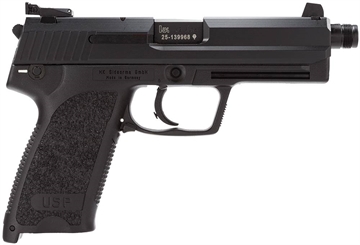 Picture of HK M704501TA5 USP45T V1 Tactical 45 ACP 5.09" 12+1 Black Steel Black Polymer Grip 642230244825