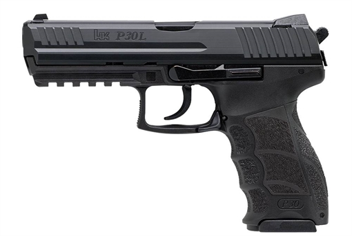 Picture of HK M734003LSA5 P30LS V3 Long Slide 40 S&W 4.45" 13+1 Black Black Interchangeable Backstrap Grip 642230247499