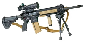 Picture of Heckler & Koch MR27 DEPLOYMENT KIT 5.56X45 16.5'' BBL (1)30RD MAG BLACK/FDE 81000930