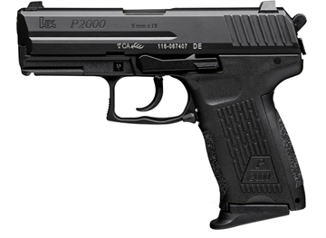 Picture of H&K P2000 V2 LEM DAO HGA 9MM 3.62\" NS 3/10RD NS 3/BS CALI 064223025437