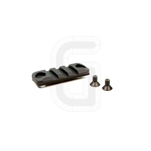 Picture of Geissele Automatics HK SMR 2-HOLE 3-SLOT ACCESSORY RAIL BLACK 02-213HKB