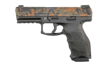 Picture of Heckler & Koch VP9, Semi-automatic, Striker Fired, 9MM, 4.09" Barrel, Cerakote Finish, Flecktarn and Tropentarn, 17 Rounds, 4 Magazines, Sold as a Two Gun Set, Includes Custom 2 Gun Case and 75th Anniversary Coin 91000016