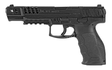 Picture of Heckler & Koch VP9 Match OR, Semi-automatic, Striker Fired, Full Size, 9MM, 5.51" Barrel, Black, Interchangeable Backstraps and Side Panels, Luminous Front Sight, Black Serrated Rear Sight, 10 Rounds, 4 Magazines 81000554
