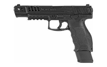 Picture of Heckler & Koch VP9 Match OR, Semi-automatic, Striker Fired, Full Size, 9MM, 5.51" Barrel, Black, Interchangeable Backstraps and Side Panels, Luminous Front Sight, Black Serrated Rear Sight, 20 Rounds, 4 Magazines 81000553