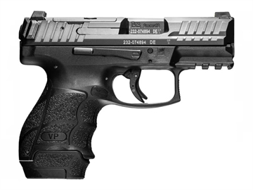 Picture of H&K VP9SK-B HGA 9MM 3.39" BBL BLACK NS SUBCOMPACT 1/15 2/12RD MAGS 81000807