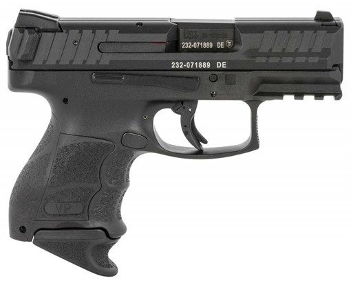 Picture of H&K VP9SK-B HGA 9MM 3.39" BBL BLACK 1X13 1X10RD MAGS SUB COMPACT PUSH BUTTON 81000293