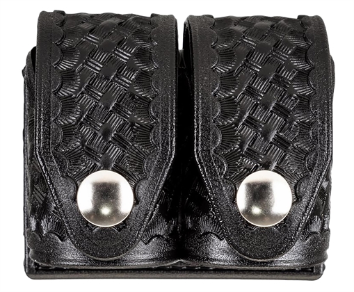 Picture of HKS SpeedLoader Case Double Large Black Hytrel Belt Loop Belts 2.25" Wide 203BLBN