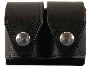 Picture of HKS SpeedLoader Case Double Black Large Hytrel Belt Loop Fits S&W/Ruger/Colt/Taurus/Dan Wesson Belts 2.25" Wide 203PLBN
