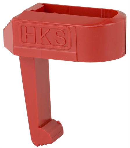 Picture of HKS 22R Speed Mag Loader Made of Plastic with Red Finish for 22 LR Ruger Mark I, Mark II 22R 22-R