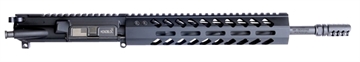 Picture of HM Defense MonoBloc Upper 223 Rem, 5.56x45mm NATO 12.50" Black Cerakote Barrel, 7075-T6 Aluminum Black Anodized Receiver, 10.37" M-LOK Free-Float Handguard for AR-15 Pistol 125MBUP556