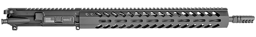 Picture of HM Defense MonoBloc Upper 223 Remk, 5.56x45mm NATO 16" Black Cerakote Barrel 7075-T6 Aluminum Black Anodized Receiver, 15" M-LOK Free-Float Handguard with Long Rail for AR-15 16MBUP556L