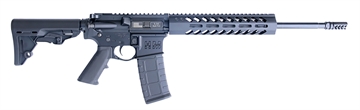 Picture of HM Defense Guardian F5 5.56x45mm NATO Caliber with 16" Barrel, 30+1 Capacity, Black Anodized Metal Finish, Black Mil-Spec HM Stock & Polymer Grip Right Hand HM15F556