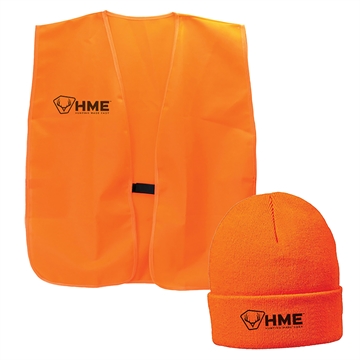 Picture of HME HME Orange Vest & Beanie Combo One Size HME-VESTKC-OR HMEVESTKCO