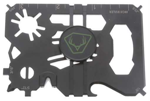 Picture of HME 20-In-1 Wallet Multi-Tool Black Metal Fixed HMEWMT