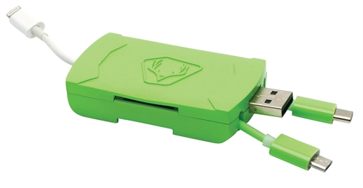 Picture of HME 4-in-1 SD Card Reader for IOS & Android USB-OTG Device HME-QMCR
