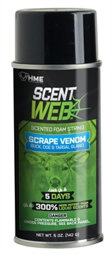 Picture of GSM HME SCRAPE VENOM SCENT WEB - BUCK DOE &TARSAL GLAND 5 OZ. ( 4 PER CASE ) HME-SW-SCRPVEN SWSCRPVEN