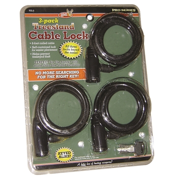 Picture of HME HME Treestand Cable Locks 3 pk. HME-TCL-3 TCL3