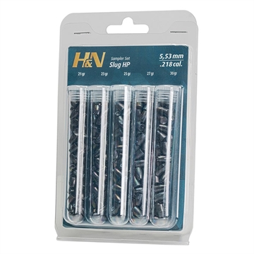 Picture of H&N Slug Sampler .22 Caliber 5.53 mm Head 150 Count 99985530006