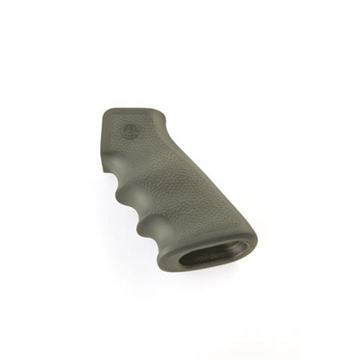 Picture of Hogue OverMolded Grip Cobblestone OD Green Rubber with Finger Grooves for AR-15, M16 15001