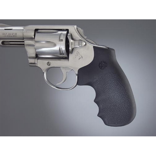 Picture of Hogue OverMolded Monogrip Black Rubber with Finger Grooves for Colt Detective Special, Diamondback, Cobra 48000
