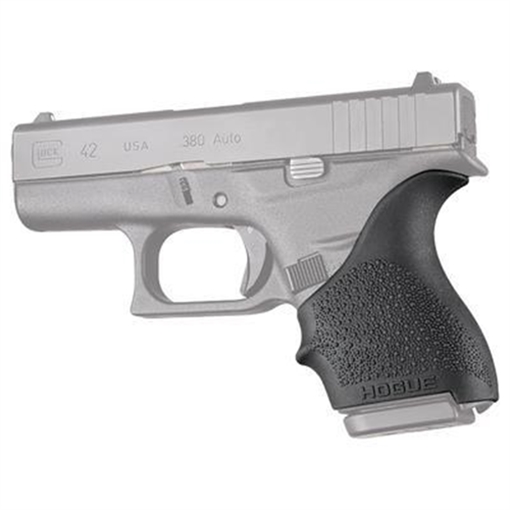 Picture of Hogue HandAll Beavertail Grip Sleeve Textured Black Rubber for Glock 19, 23, 32, 38 Gen1,2,5 17050