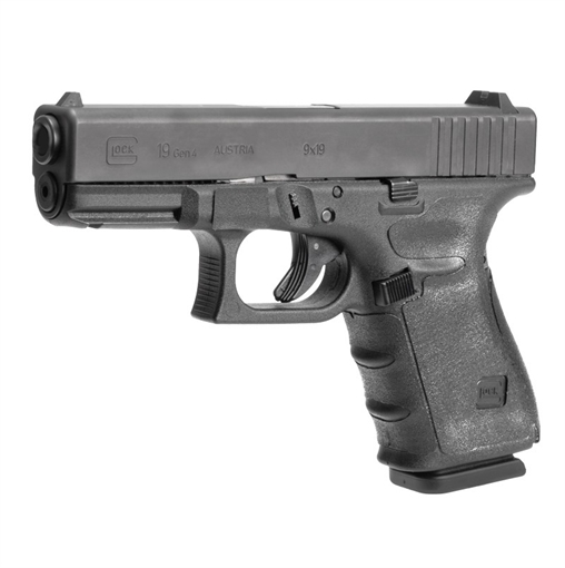 Picture of Hogue Wrapter Adhesive Grip Compatible w/Glock 19 Gen4/23 Gen4/32 Gen4/19 MOS Gen4 Textured Black Rubber 17240