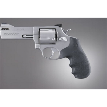 Picture of Hogue OverMolded Monogrip Black Rubber with Finger Grooves for Taurus Tracker, Judge 73000