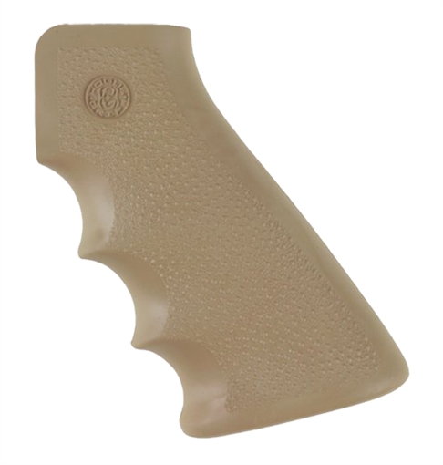 Picture of Hogue OverMolded Grip Desert Tan Rubber with Finger Grooves for AR-15, M16 15003