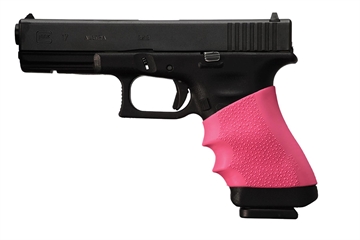 Picture of Hogue HandAll Universal Full Size Grip Sleeve Textured Pink Rubber 17007