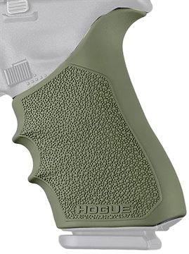 Picture of HOGUE RUBBER HANDALL BEAVERTAIL GRIP SLEEVE OD GREEN GLOCK 1717L19X34 G34 MOS GEN 1-2-5 17021
