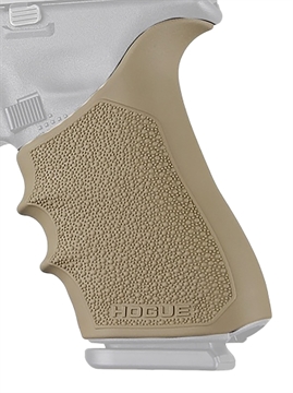 Picture of Hogue HandALL Beavertail Grip Sleeve, Fits Glock Gen 1-2-5 17, 17L, 19X, 34, 34MOS, Flat Dark Earth 17023