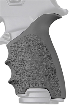 Picture of Hogue Grip Sleeve Handall Beavertail Slate Gray Rubber Fits Sig Sauer P320 Full Size 17602