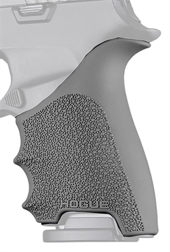 Picture of Hogue Grip Sleeve Handall Beavertail Slate Gray Rubber Fits Sig Sauer P320 Compact 17612