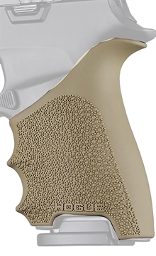 Picture of Hogue Grip Sleeve Handall Beavertail Flat Dark Earth Rubber Fits Sig Sauer P320 Compact 17613