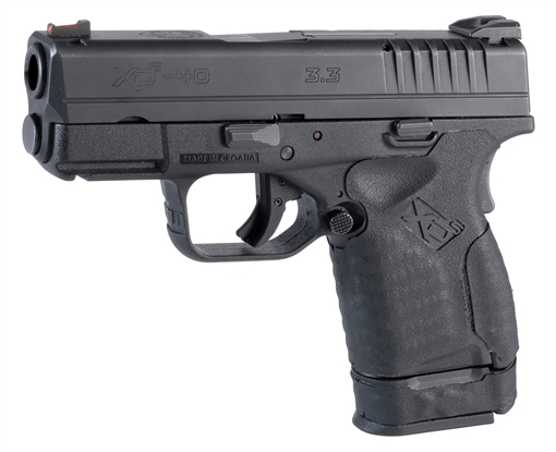 Picture of Hogue Wrapter Adhesive Grip made of Rubber with Black Finish & Grain Texture for Sig P320 Full Size with Medium Grip Module 17630