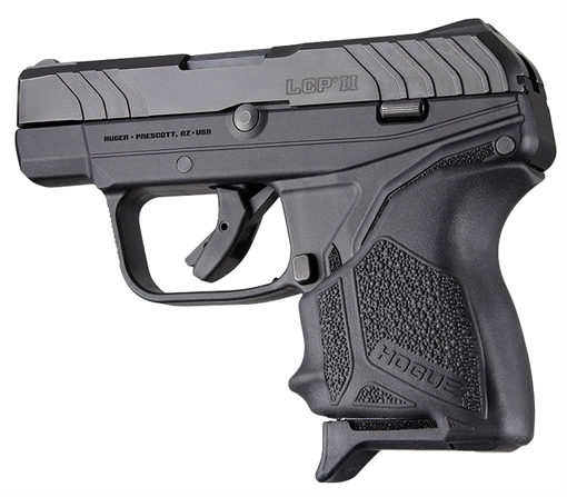 Picture of Hogue HandAll Beavertail Grip Sleeve made of Rubber with Textured Black Finish for Ruger LCP II 18120