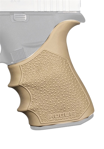 Picture of Hogue Grip Sleeve Handall Beavertail Flat Dark Earth Rubber 18213