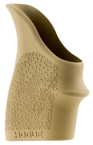 Picture of Hogue HandAll Beavertail Grip Sleeve Textured Flat Dark Earth Rubber for Glock 26, S&W M&P Shield, Ruger LC9 18403